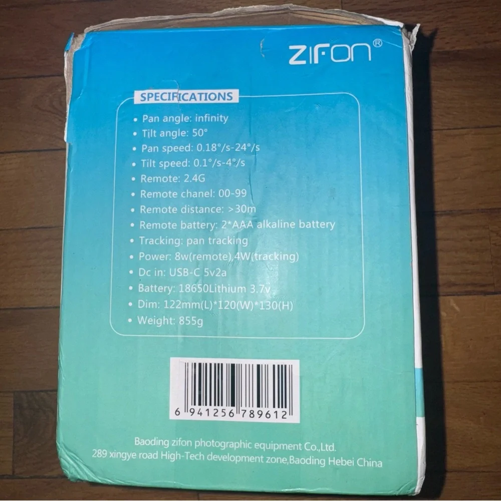 ZTFON YT-2000 Auto Motorized Rotate Panoramic Head, Remote Control, Camera/Phone